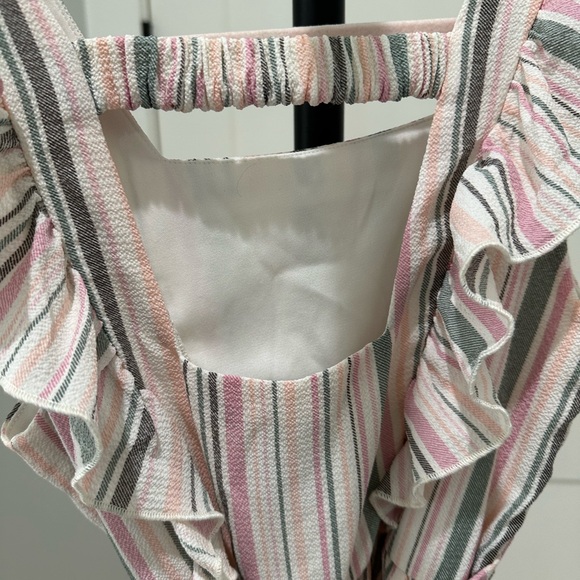 Striped Ruffle Dress - Picture 4 of 5